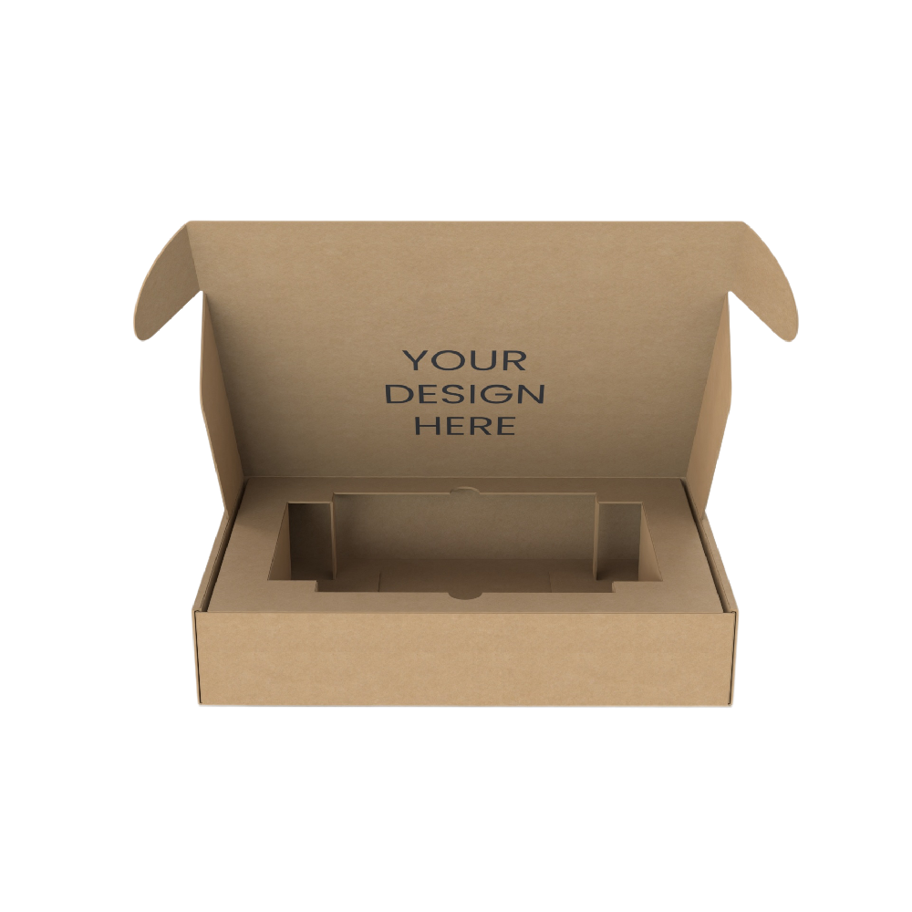 印刷廠(chǎng) 化妝品包裝盒定制- 矩形底座內(nèi)襯飛機(jī)盒設(shè)計(jì)結(jié)構(gòu)圖